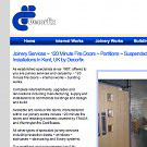XHTML/CSS based website for a London and Kent based company offering joinery services, with expertise in fire doors and office partitioning.